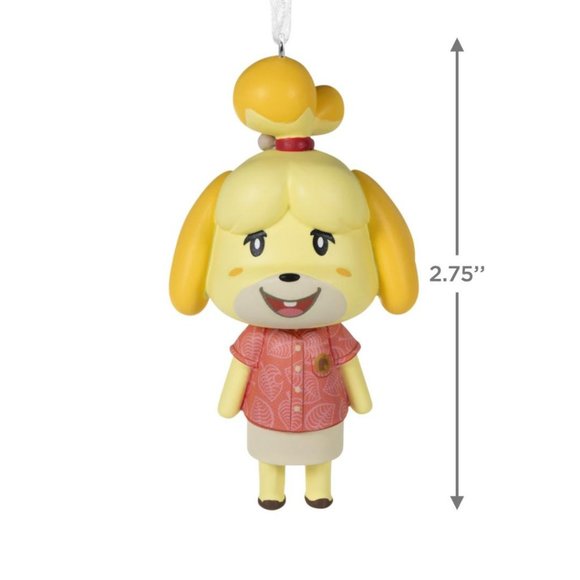 Hallmark 2021 Animal Crossing Video Game Isabelle Christmas Ornament New - Picture 3 of 4